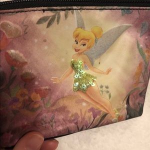 Small Tinkerbell cosmetic bag.